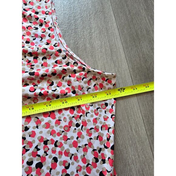 Jones Studio Womens Sleeveless Dotted Blouse 2X Pink & Black - Picture 7 of 7